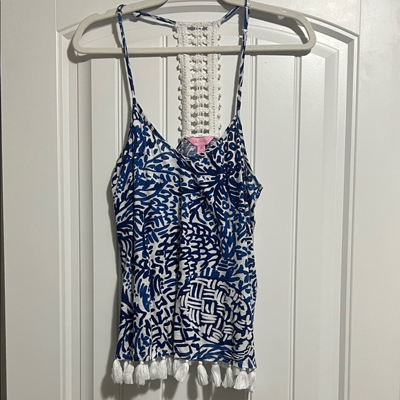 Lilly Pulitzer Tops - Lilly Pulitzer - Blue and White Top